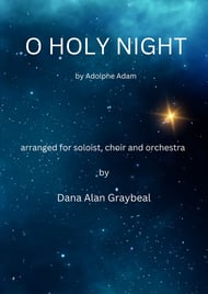 O Holy Night SATB choral sheet music cover Thumbnail